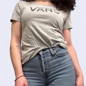 Vans Classic Logo Heather Grey T-Shirt